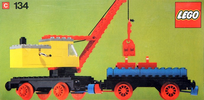 Lego 134 Mobile Cranea and Wagon